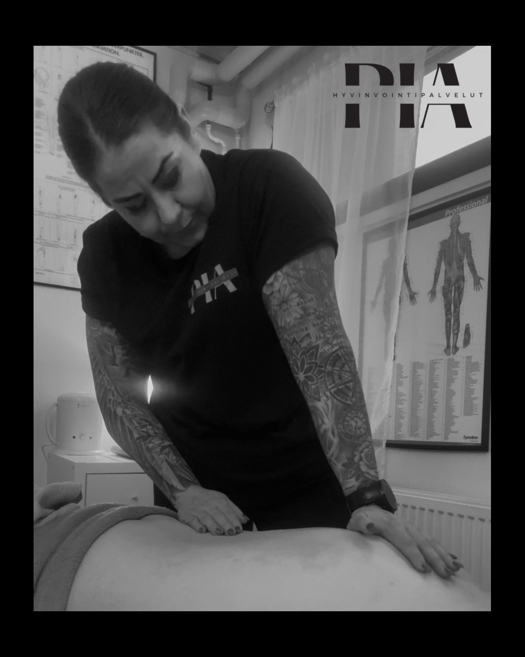 Yrittäjä Pia Vainikka suosittelee lämpimästi kokeilemaan BLNC-hierontaperheen hoitokokonaisuuksia!